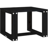 Vidaxl - Garten-Beistelltisch Schwarz 40x38x28,5 cm Massivholz Kiefer