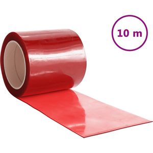 vidaXL-Deurgordijn-200x1,6-mm-10-m-PVC-rood