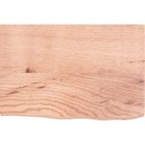 Vidaxl - Wandregal Hellbraun 60x40x2 cm Massivholz Eiche Behandelt