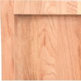 vidaXL Wandregal Hellbraun 120x50x(2-4) cm Massivholz Eiche Behandelt