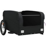 Vidaxl - Fahrradanhänger Schwarz 45 kg Eisen