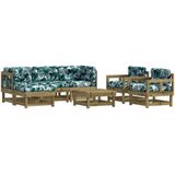 vidaXL 7-tlg. Garten-Lounge-Set mit Kissen Imprägniertes Kiefernholz