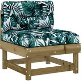 7-tlg. Garten-Lounge-Set mit Kissen Imprägniertes Kiefernholz vidaXL