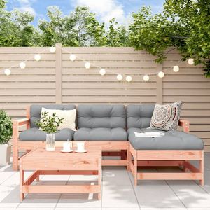 vidaXL 5-delige Loungeset massief douglashout