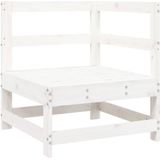 Vidaxl - 8-tlg. Garten-Lounge-Set Weiß Massivholz Kiefer
