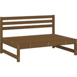 vidaXL 5-delige Loungeset massief grenenhout honingbruin