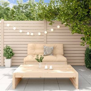 vidaXL - 2-delige - Loungeset - massief - grenenhout