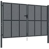 vidaXL - Poort - 300x200 - cm - staal - antracietkleurig