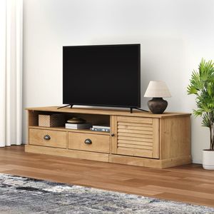 VidaXL Tv-meubel VIGO 156x40x40 cm - Massief Grenenhout