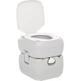 vidaXL Campingtoilet en wasbak draagbaar