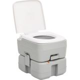 vidaXL Campingtoilet en wasbak draagbaar