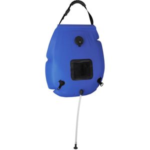 vidaXL Douchezak camping 20 L PVC blauw