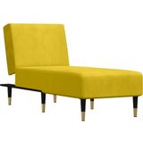 vidaXL-Chaise-longue-fluweel-geel