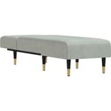 vidaXL-Chaise-longue-fluweel-lichtgrijs