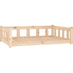 vidaXL Hundebett 105,5x75,5x28 cm Massivholz Kiefer