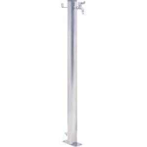 vidaXL Waterzuil rond 60 cm roestvrij staal