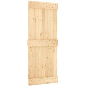 Schuifdeur 85x210 cm massief grenenhout