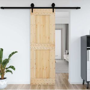 vidaXL - Deur - NARVIK - 70x210 - cm - massief - grenenhout