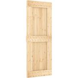 Grenen - Schuifdeur - Massief Hout - Ruimtebesparend Ontwerp