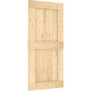 vidaXL - Deur - NARVIK - 95x210 - cm - massief - grenenhout