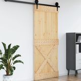 vidaXL - Deur - NARVIK - 95x210 - cm - massief - grenenhout