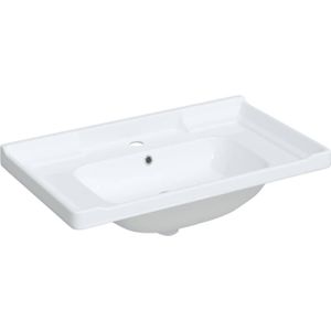 Vidaxl wastafel rechthoekig 81x48x23 cm keramiek wit