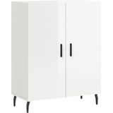 Sideboard Hochglanz-Weiß 69,5x34x90 cm Holzwerkstoff vidaXL
