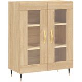 Sideboard Sonoma-Eiche 69,5x34x90 cm Holzwerkstoff vidaXL