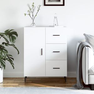 Vidaxl - Sideboard Hochglanz-Weiß 69,5x34x90 cm Holzwerkstoff