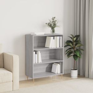 Vidaxl - Bücherregal Grau Sonoma 69,5x32,5x90 cm Holzwerkstoff