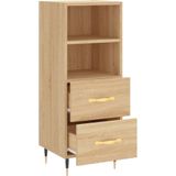 Sideboard Sonoma-Eiche 34,5x34x90 cm Holzwerkstoff Vidaxl