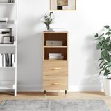 Sideboard Sonoma-Eiche 34,5x34x90 cm Holzwerkstoff Vidaxl