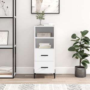 Sideboard Weiß 34,5x34x90 cm Holzwerkstoff Vidaxl