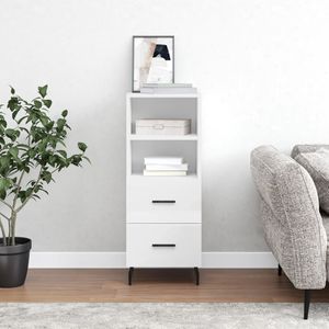 vidaXL-Dressoir-34,5x34x90-cm-bewerkt-hout-hoogglans-wit