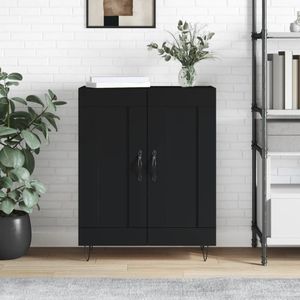 Vidaxl - Sideboard Schwarz 69,5x34x90 cm Holzwerkstoff
