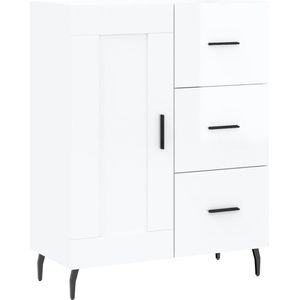 Vidaxl - Sideboard Hochglanz-Weiß 69,5x34x90 cm Holzwerkstoff
