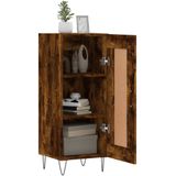 vidaXL Dressoir 34,5x34x90 cm bewerkt hout gerookt eiken