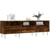 vidaXL Tv-meubel 150x30x44,5 cm bewerkt hout gerookt eikenkleurig
