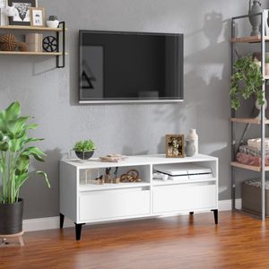 TV-Schrank Weiß 100x34,5x44,5 cm Holzwerkstoff Vidaxl