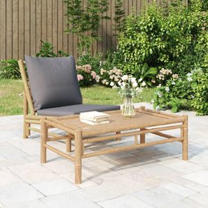 vidaXL - Tuintafel - Bamboe - 100x55x33 cm