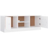 vidaXL TV-meubel ALTA 112x35x41 cm massief grenenhout wit