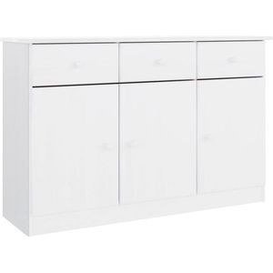 vidaXL-Dressoir-ALTA-112x35x73-cm-massief-grenenhout-wit