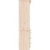 vidaXL-Boekenkast-met-lades-ALTA-60x35x142-cm-massief-grenenhout