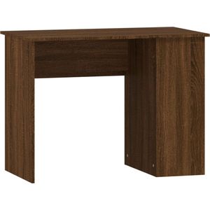 vidaXL-Bureau-100x55x75-cm-bewerkt-hout-bruin-eikenkleur