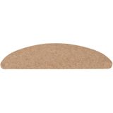 vidaXL Stufenmatten Selbstklebend 10 Stk. Beige 56x17x3 cm