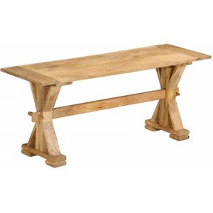 VidaXL Bankje 110x35x45 cm - Massief Mangohout