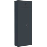 Vidaxl - Aktenschrank Anthrazit 90x40x240 cm Stahl