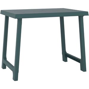 VidaXL Campingtafel Hout-Look 79x56x64 cm PP Groen