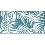 Vidaxl - Outdoor-Teppich Aquablau und Weiß 80x150 cm Beidseitig Nutzbar