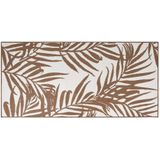 Vidaxl - Outdoor-Teppich Braun und Weiß 80x150 cm Beidseitig Nutzbar
